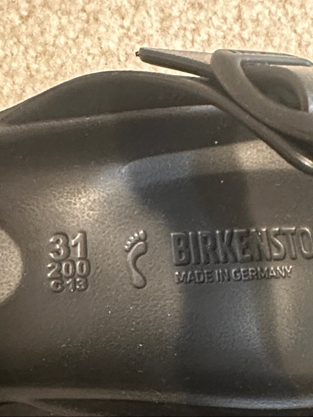 Birkenstock Arizona Essentials EVA Black Sandals Size 31 waterproof washable - Picture 5 of 7